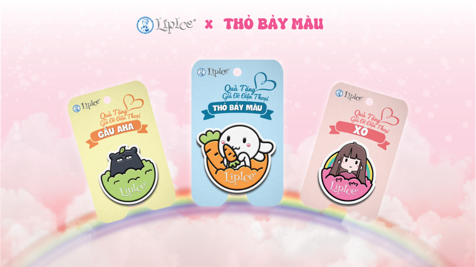 Mở rộng giá trị IP Collaboration LIPICE x Thỏ Bảy Màu qua bộ sưu tập Phonegrip