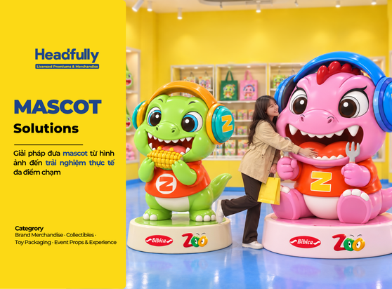 MASCOT SOLUTIONS: Đưa mascot thương hiệu ra ngoài đời thực