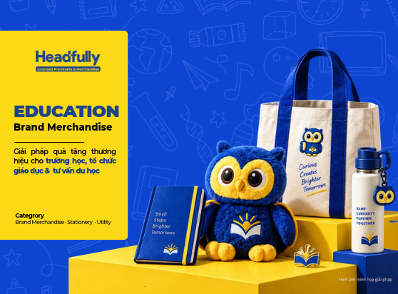 Merchandise cho thương hiệu giáo dục