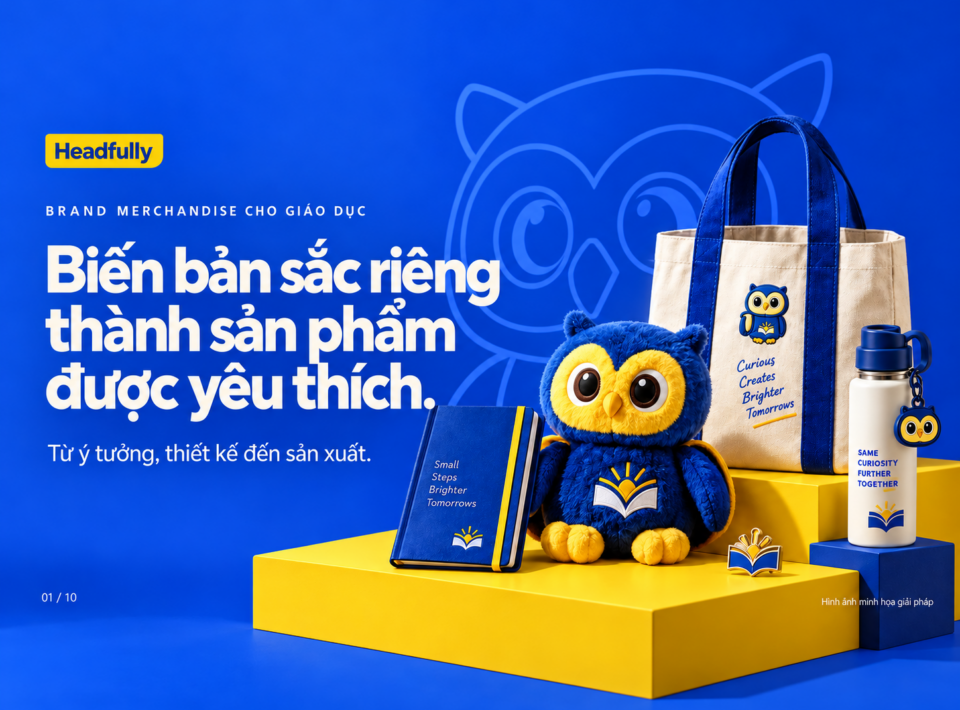 Merchandise cho thương hiệu giáo dục